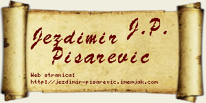 Jezdimir Pisarević vizit kartica